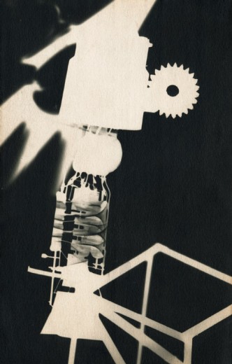 Alex Beran, Untitled, 1942-43, fotogram, 238x178 mm