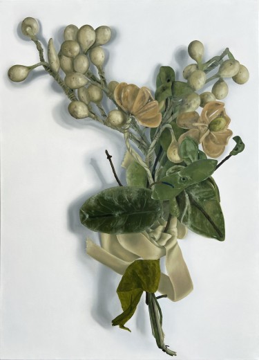 His Flowers, 2023, oil on canvas, 150x110 cm