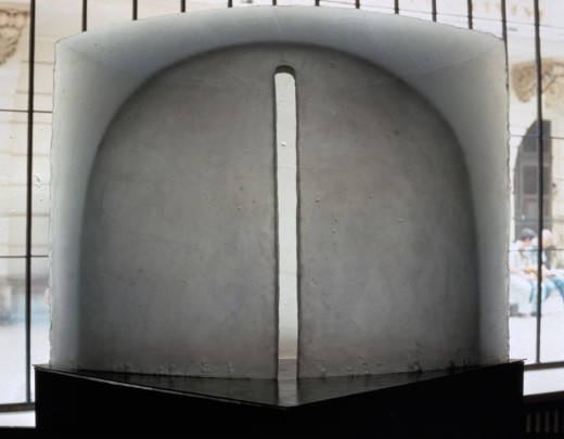 Intersekce, 1997 - 2010, 88 x 110 cm, mold-melted glass, cut, ground, polished