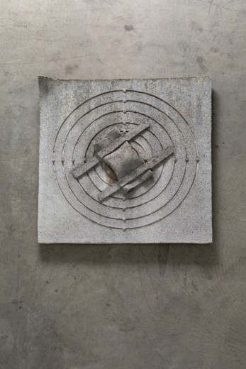 Treated, 1970, concrete, 85.5 x 85.7 cm