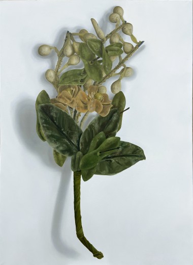 Her Flowers, 2023, oil on canvas, 150x110 cm